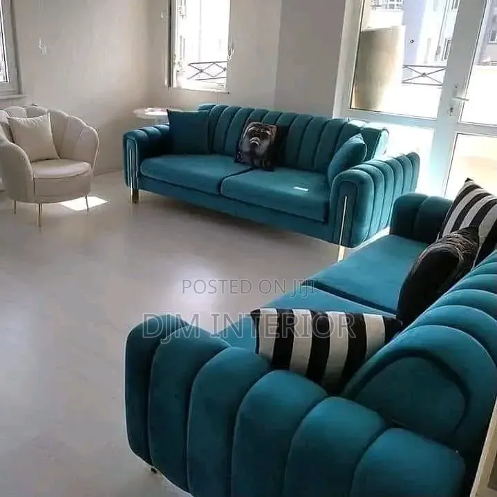 6 Seater Fabric Design Sofa