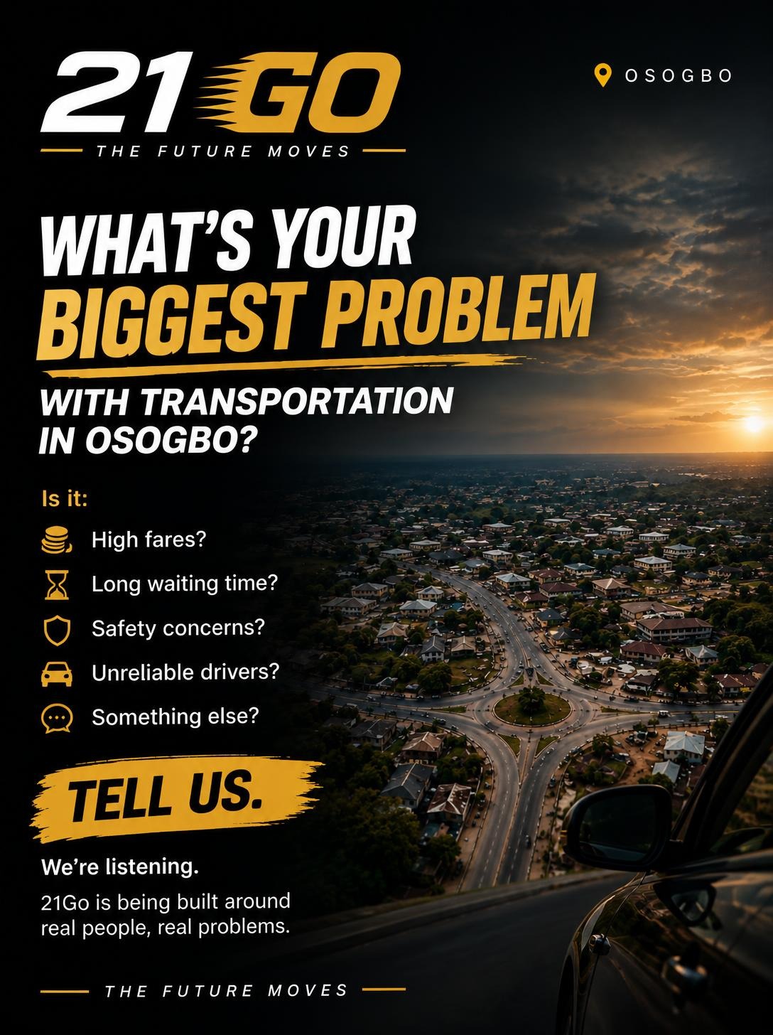 What Is Your Biggest Problem With Transportation In Osogbo?