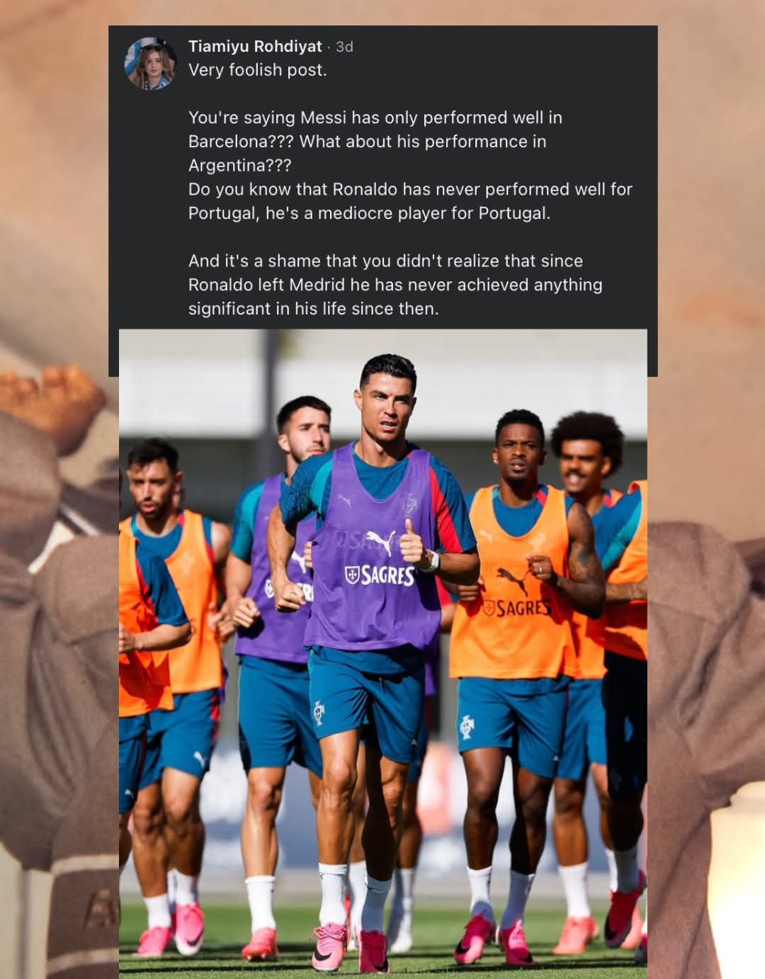 Ronaldo vs Messi in different leagues