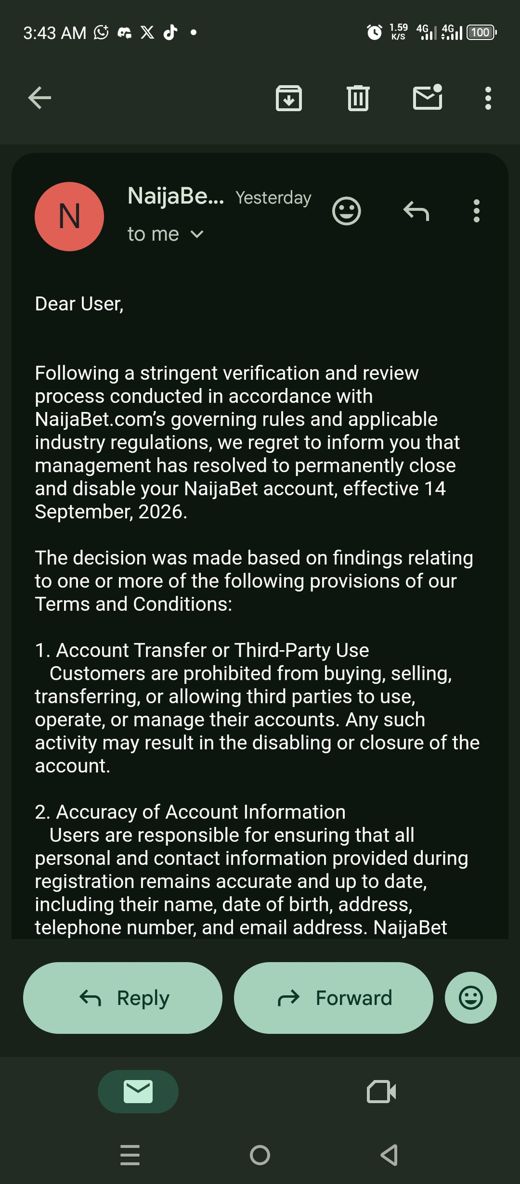Naijabet Want To Scam Me