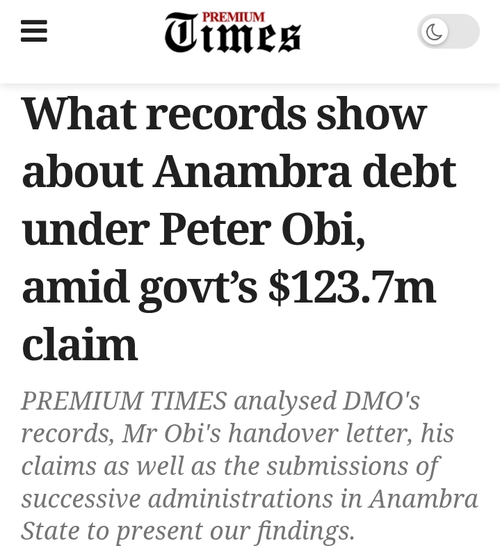 What Records Show About Anambra Debt Under Peter Obi, Amid Govt’s $123.7m Claim