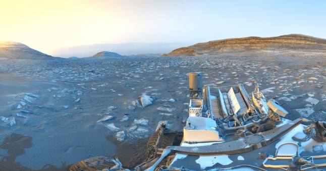 NASA releases panoramic images revealing what a day on Mars looks like