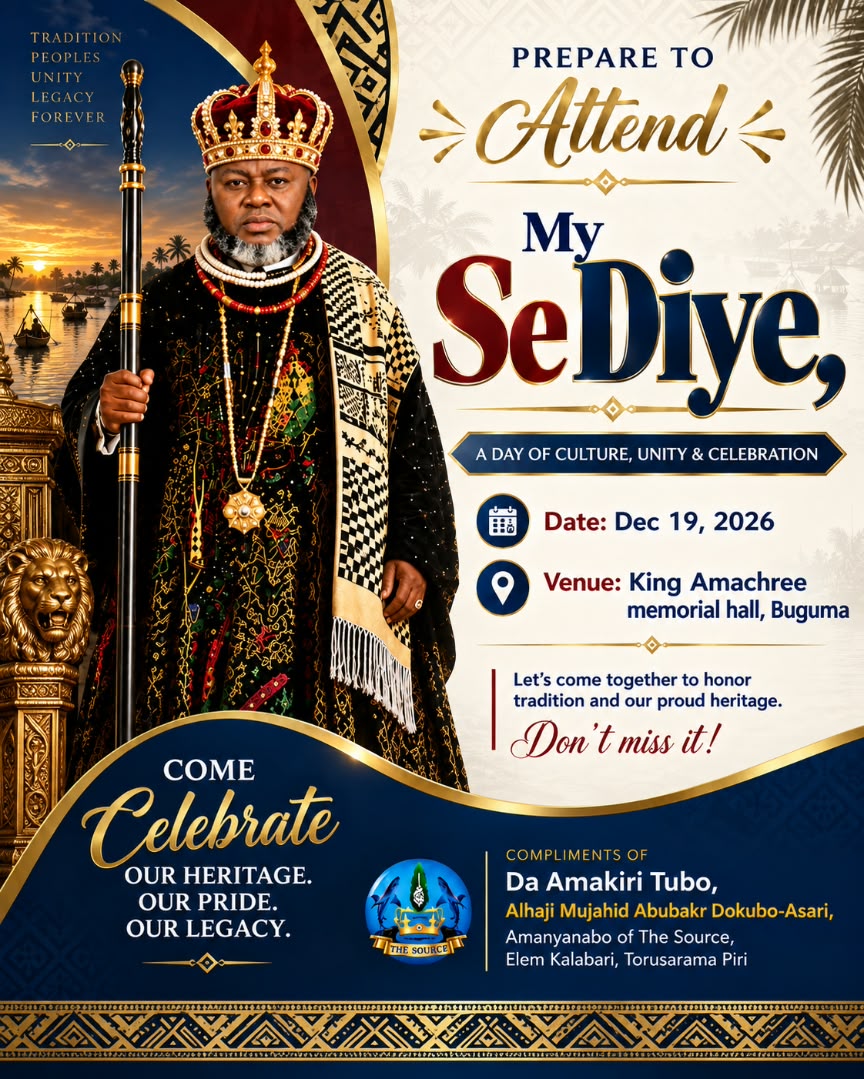 My Sediye Cultural Celebration Set For December 19 In Buguma