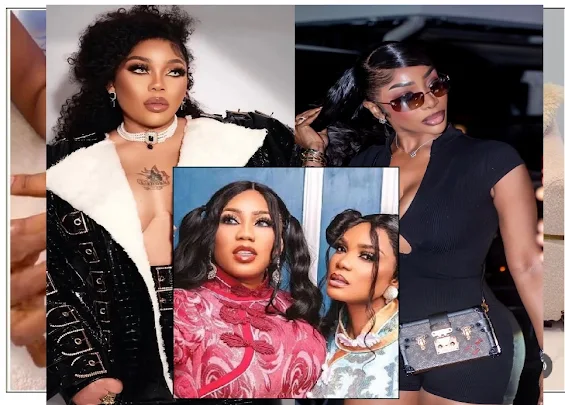 Reality TV Stars Chioma Ikokwu, Toyin Lawani And Iyabo Ojo Exchange Playful Comments To Acknowledge Their Reunion