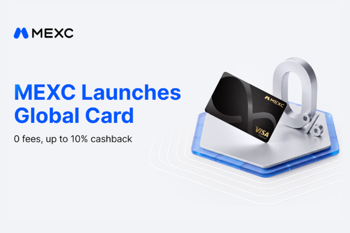 MEXC launches MEXC Global Card with up to 10% cashback and 7% annualized returns
