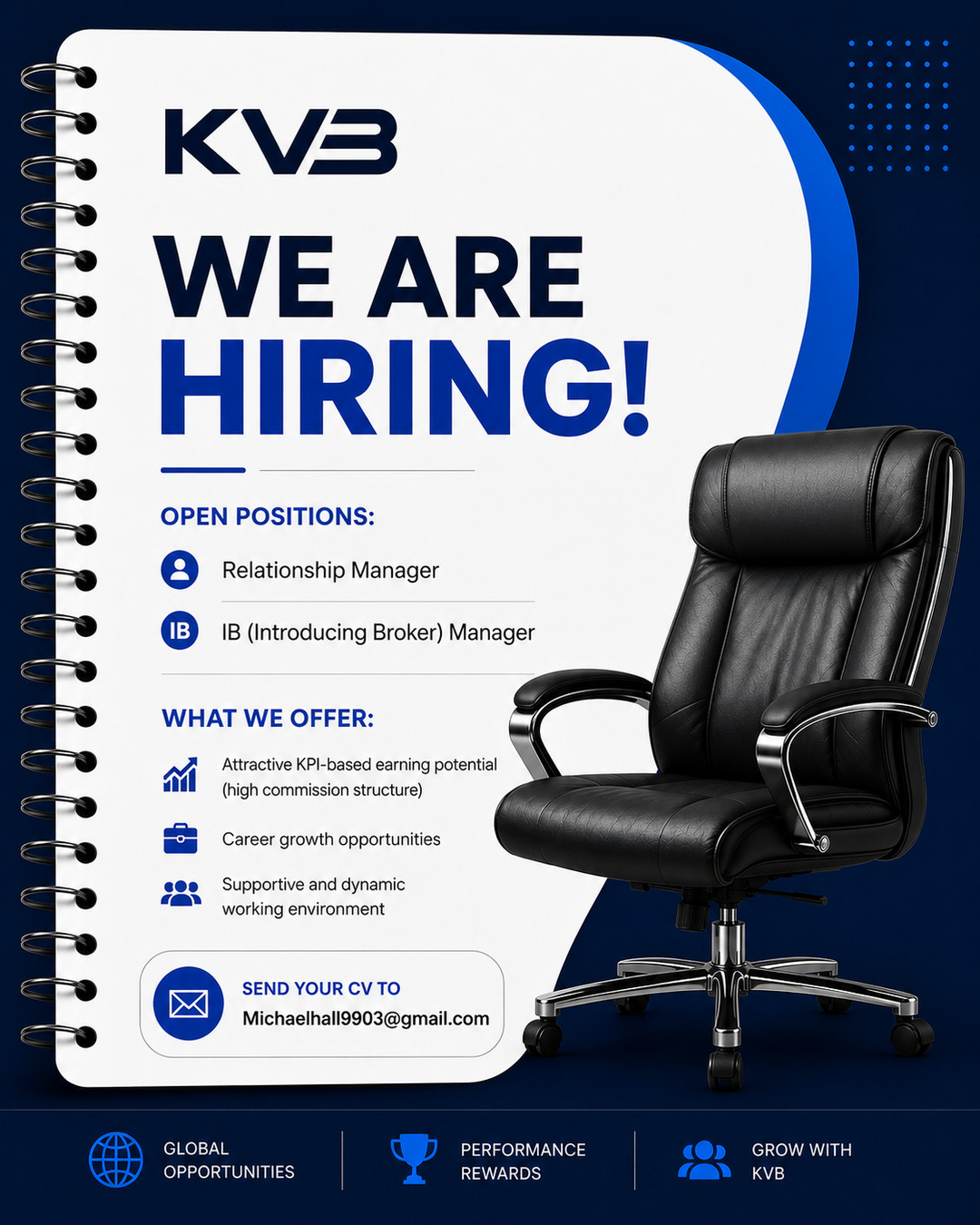 KVB Is Hiring - Introducing Brokers (IBs) & Relationship Managers (RMs)