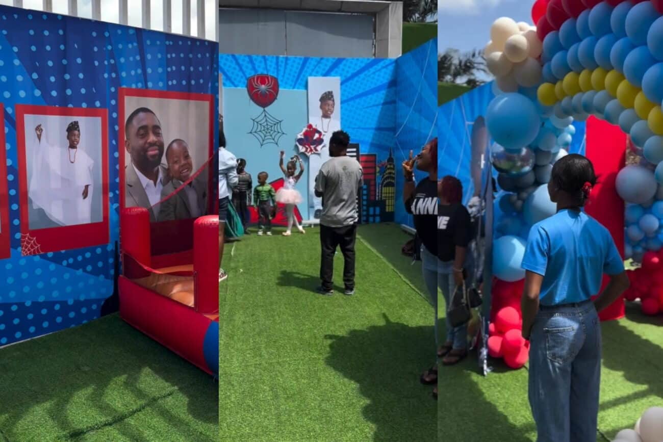 Wumi Toriola keeps her promise, throws party for son’s 7th birthday (Video)