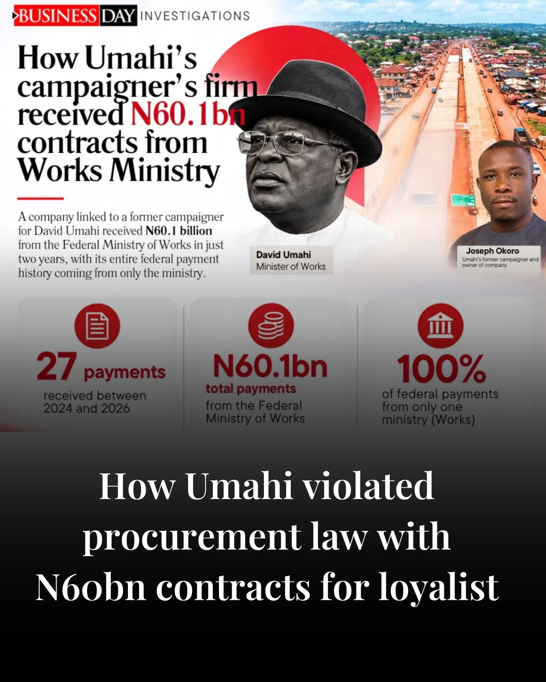 How Umahi Violated Procurement Law With ₦60bn Contracts For Loyalist