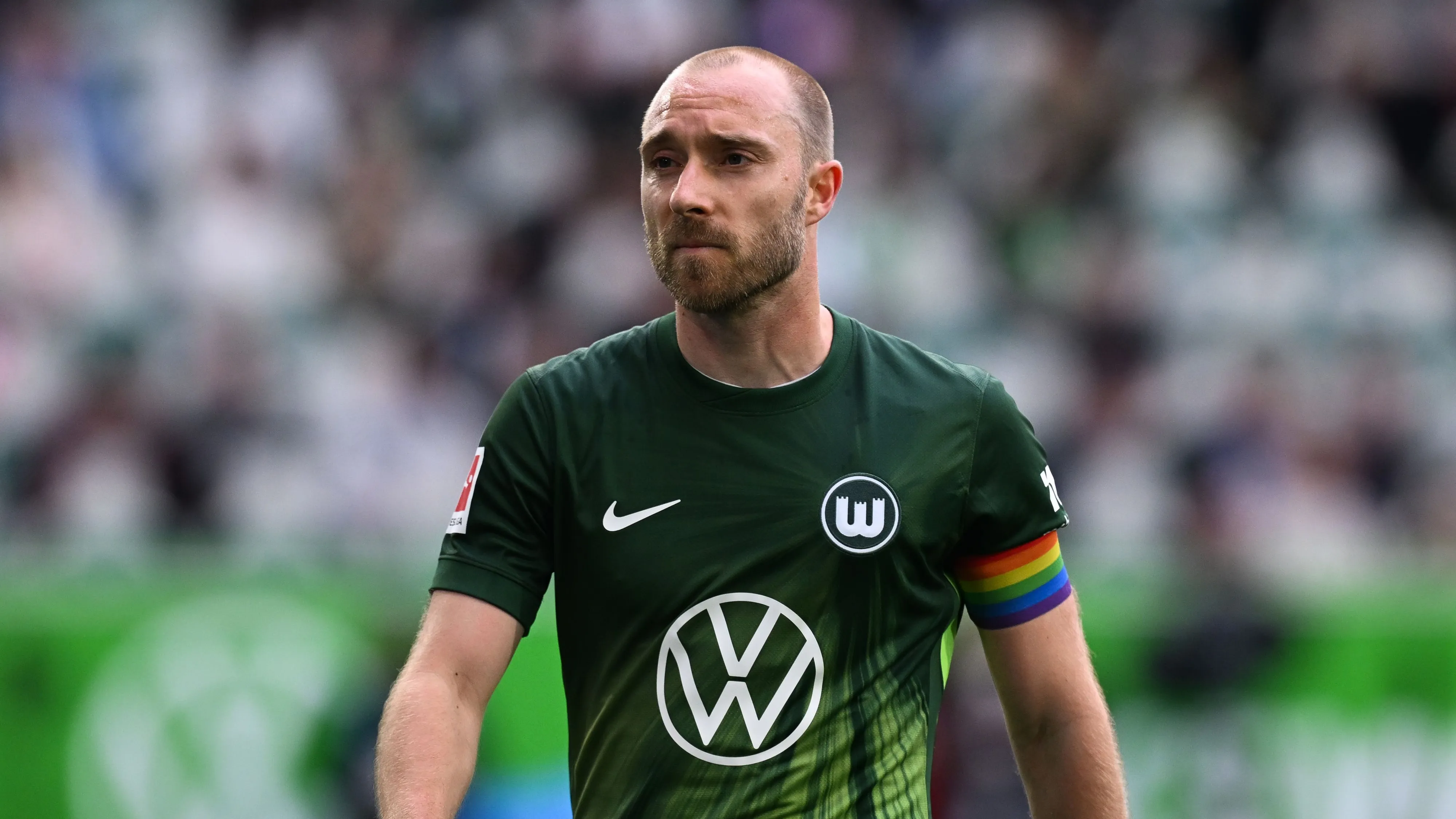 Footballer Christian Eriksen leaves Wolfsburg to be closer to his family after on-pitch collapse in June