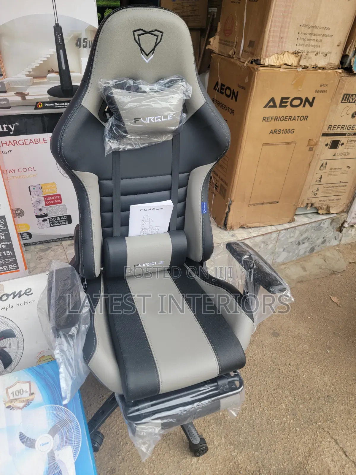 Exclusive Streaming/Gaming Chair(Gray and Black Colour)