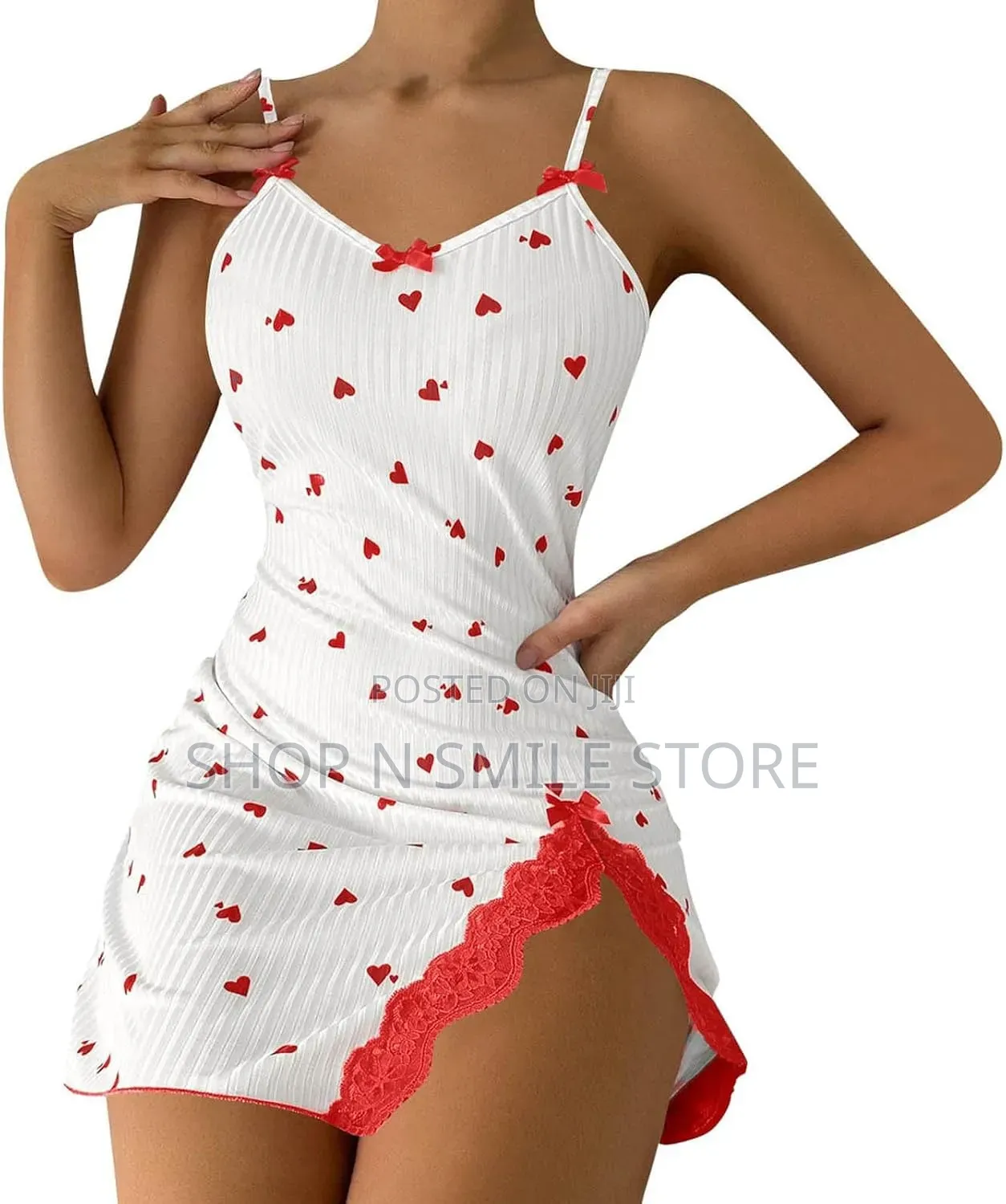 Ladies Soft Cotton Sexy Night Gown