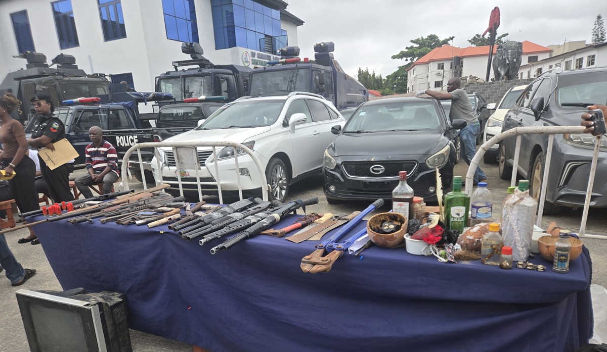 Lagos Police Arrest 32 Suspects, Recover 43 Vehicles, 10 Firearms