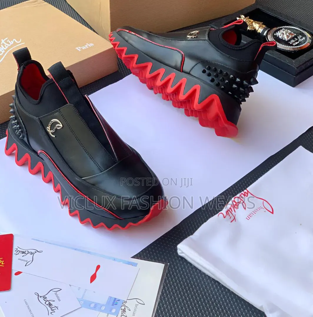 Christain Louboutin Luxury Men Sneakers
