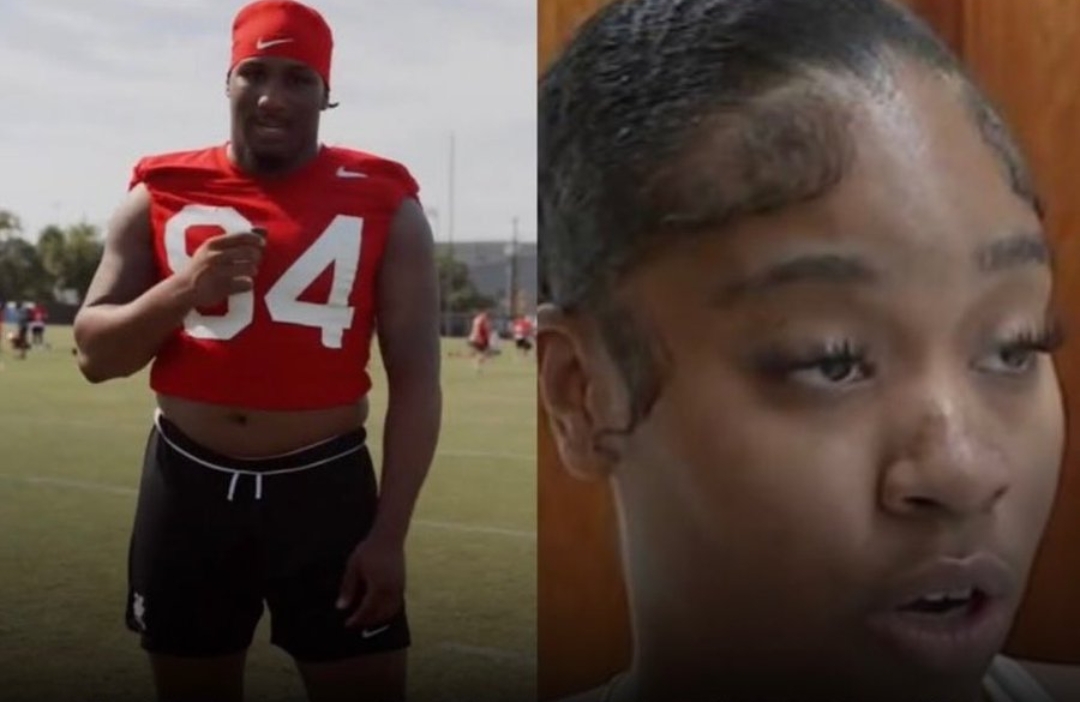 U.S. College Football Star Accused Of Sl@mming Pregnant Girlfriend To Ground After She Refused To Take Ab%rtion Pill