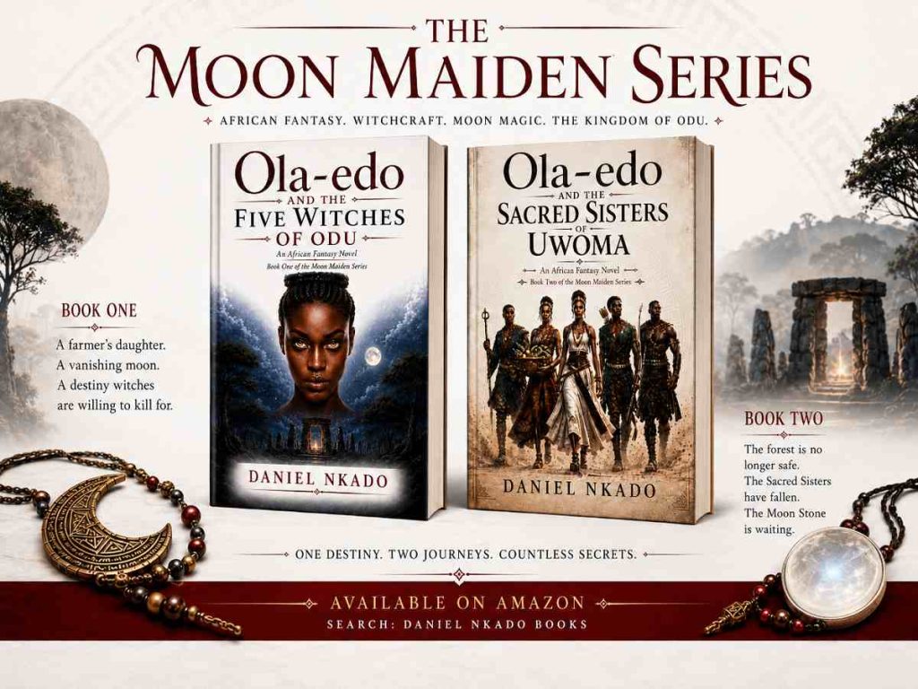 The Moon Maiden Series by Daniel Nkado: African Fantasy Novels Set in Odu