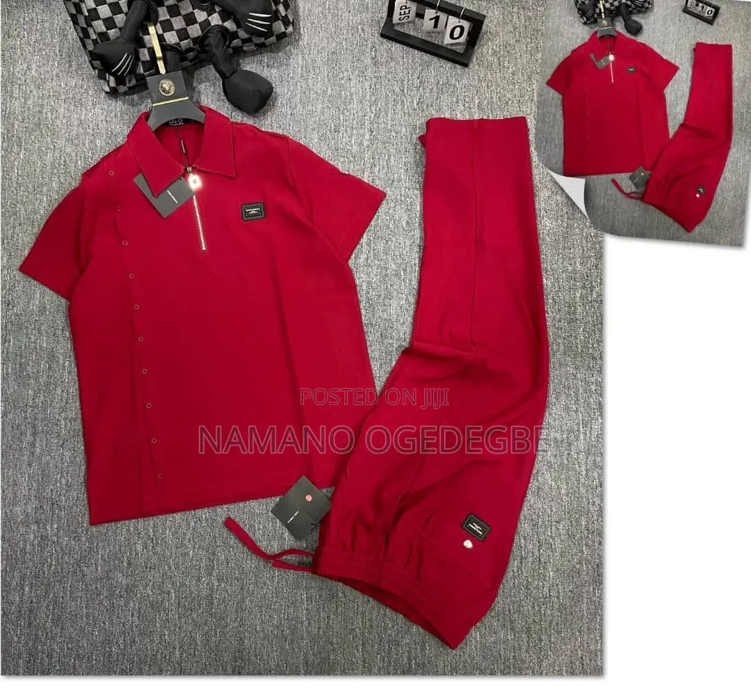 Red Two-Piece Outfit