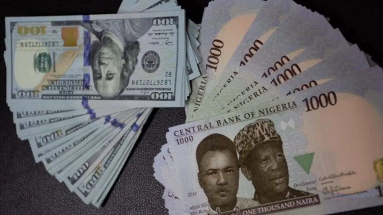 Naira to Dollar exchange rate today