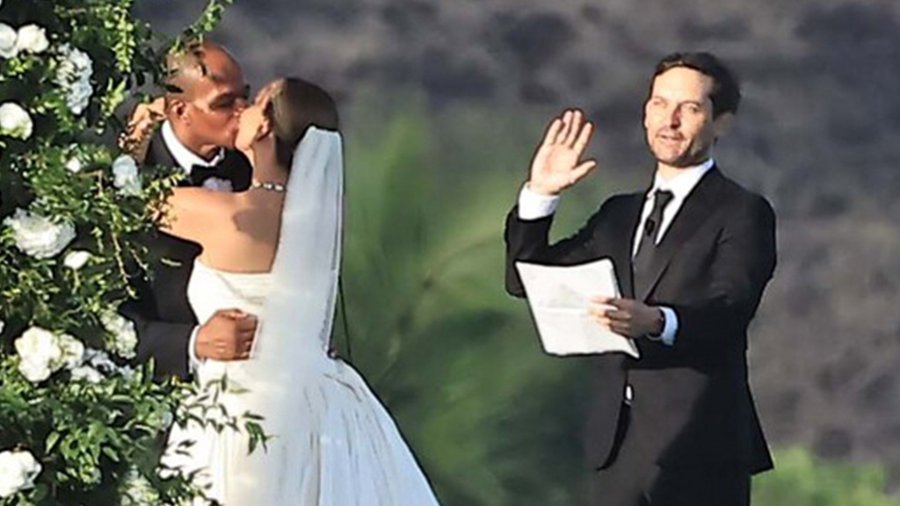 Tobey Maguire Officiates Ex-wife’s Wedding To Nigerian Billionaire's Son