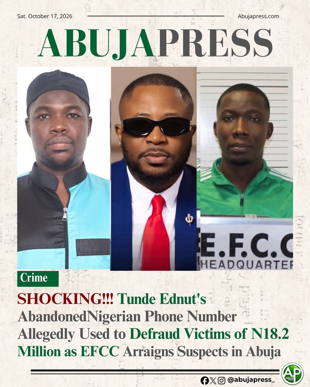 Tunde Ednut Abandoned Phone Number Linked To Alledged N18.2million Fraud
