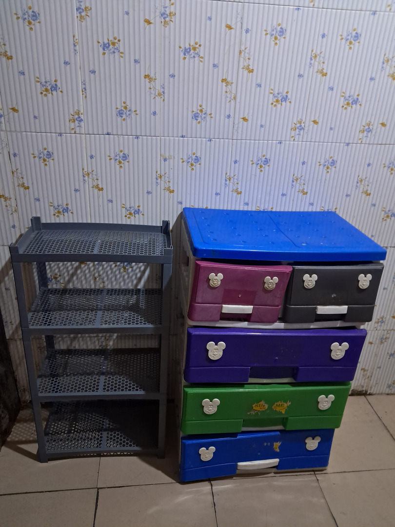Baby cabinet and trolley available