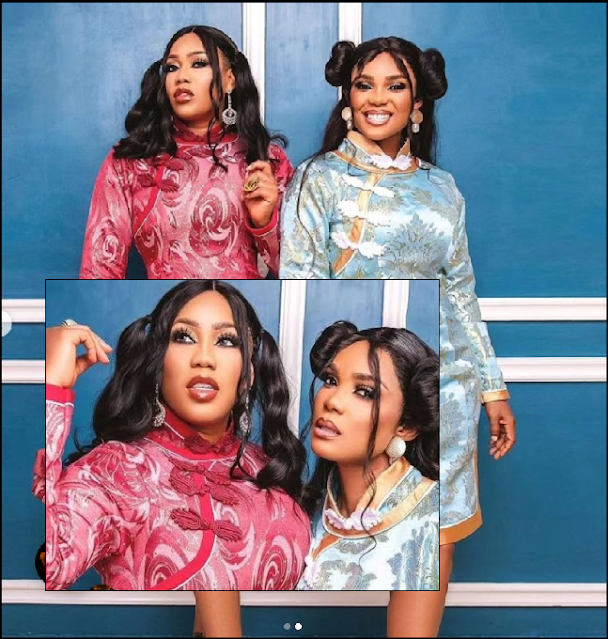 Actress Iyabo Ojo And Reality TV Star Toyin Lawani Reconcile After Fallout