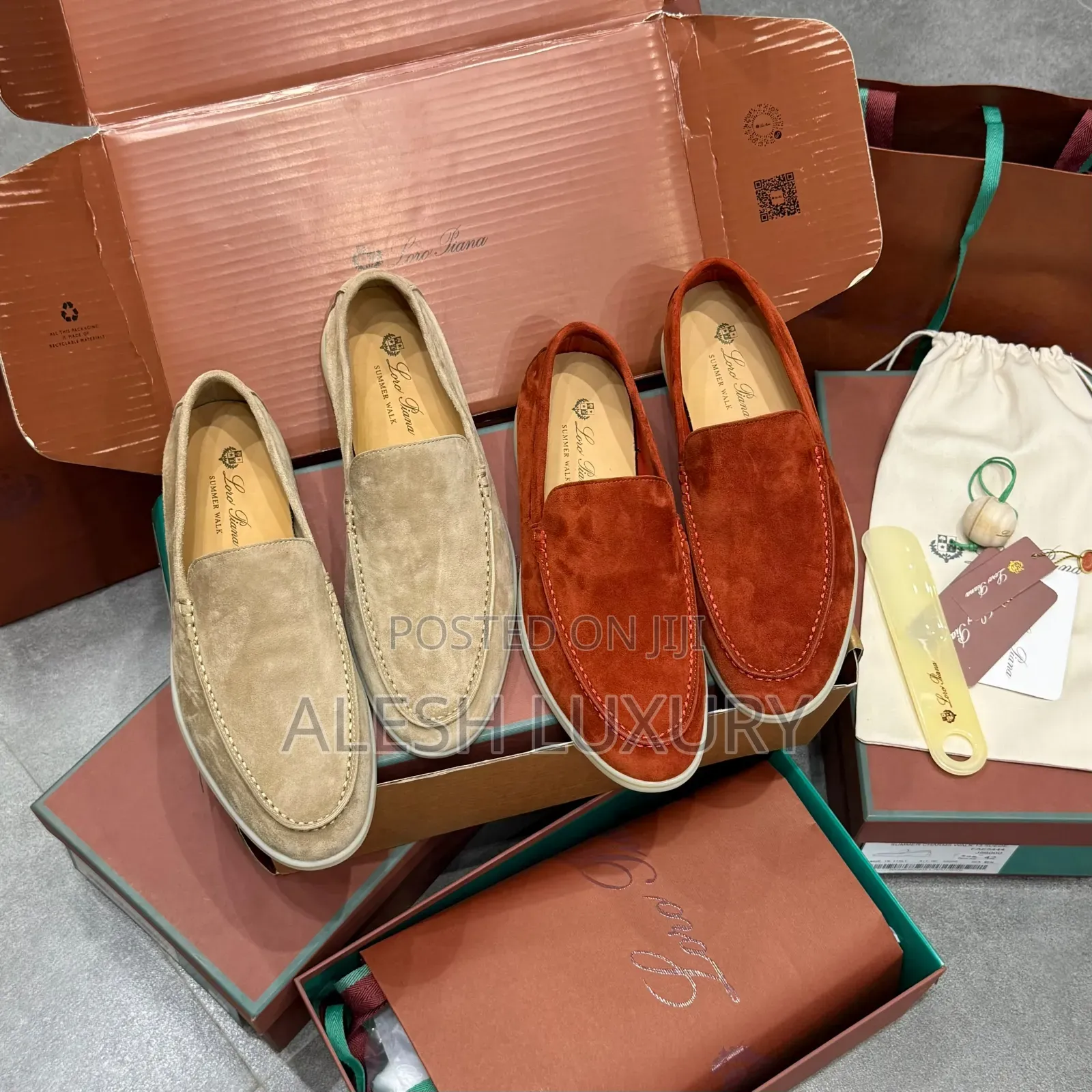 Luxury Update *Loro Piana - SUMMER WALK SUEDE LOAFERS