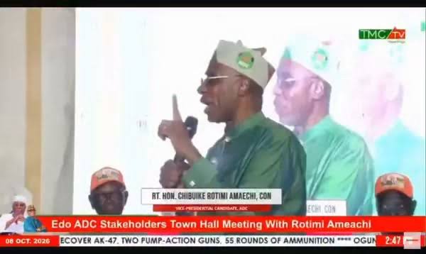 "Only Mad People Will Vote For Tinubu" - Amaechi Says In Edo (Video)