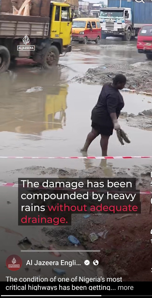 Al-Jazeera News Visits Benin-Asaba Road, Many Days Of Gridlock (Photos)