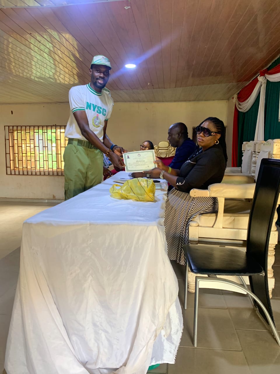 Congratulations 🎉 On My NYSC POP Today