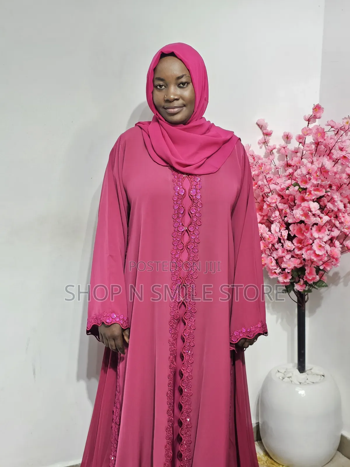 Luxury 2 Pieces Dubai Abaya