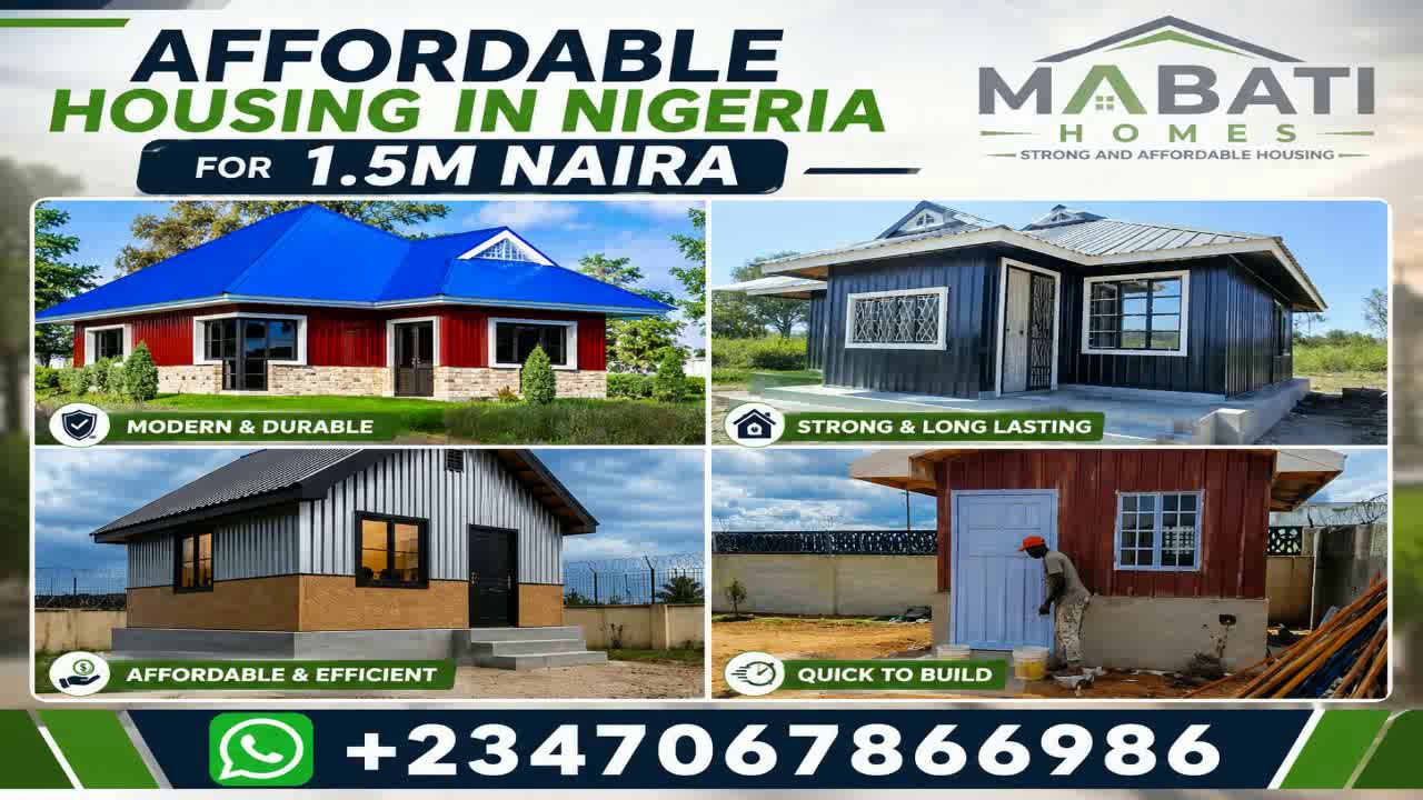 Build your own house For Just 1.5m Naira
