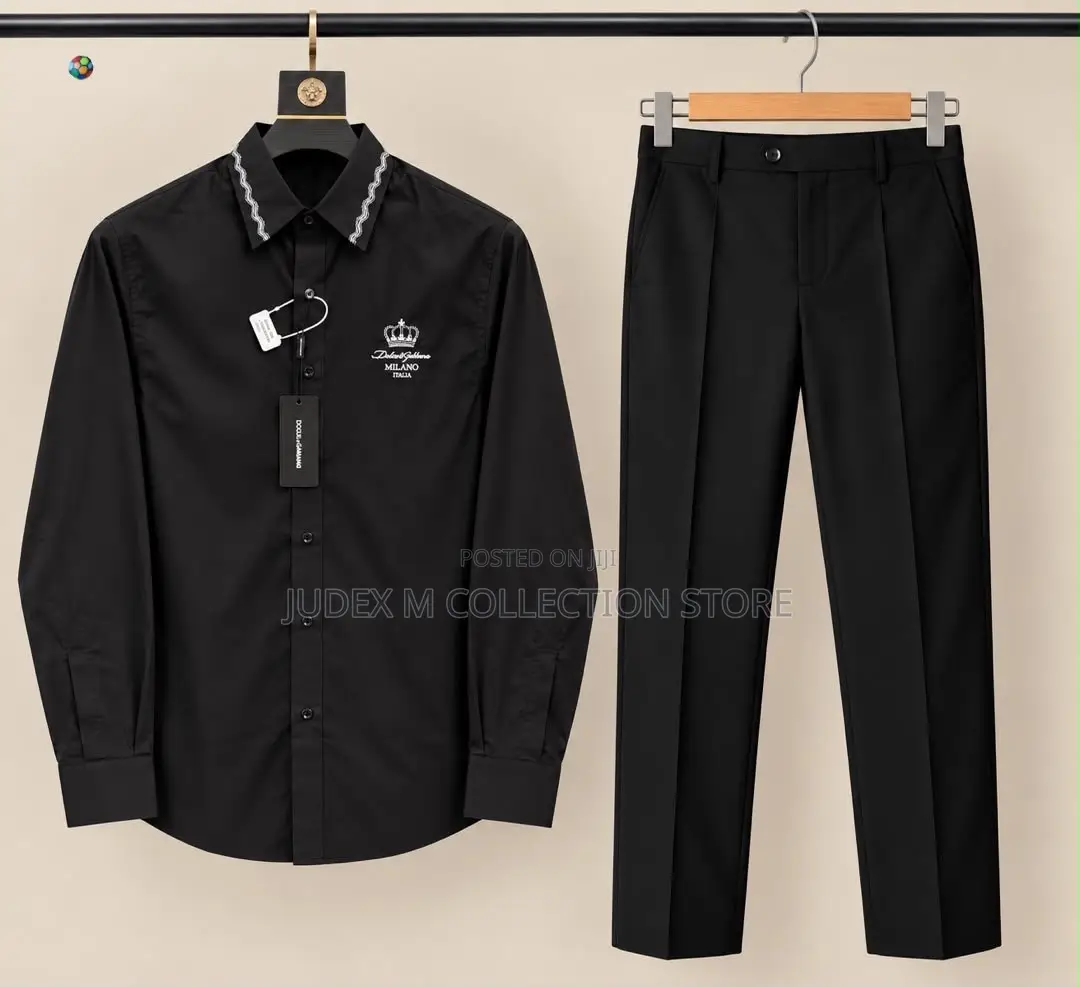 Luxury Men’s 2-Piece Shirt Trouser Set