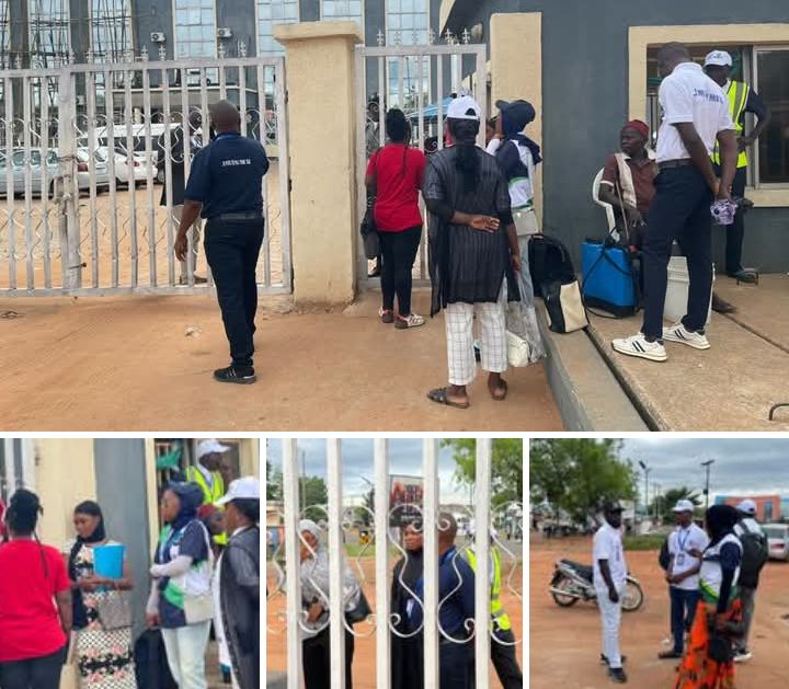 Nasarawa State Internal Revenue Service staff locked out for lateness