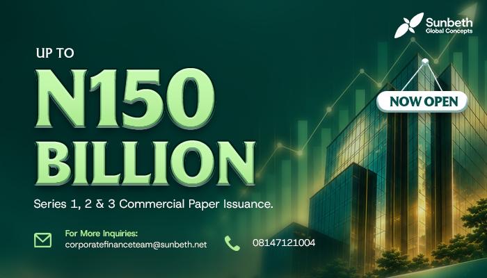 Sunbeth global concepts announces ₦150 billion commercial paper issuance to support 2026/27 cocoa season procurement