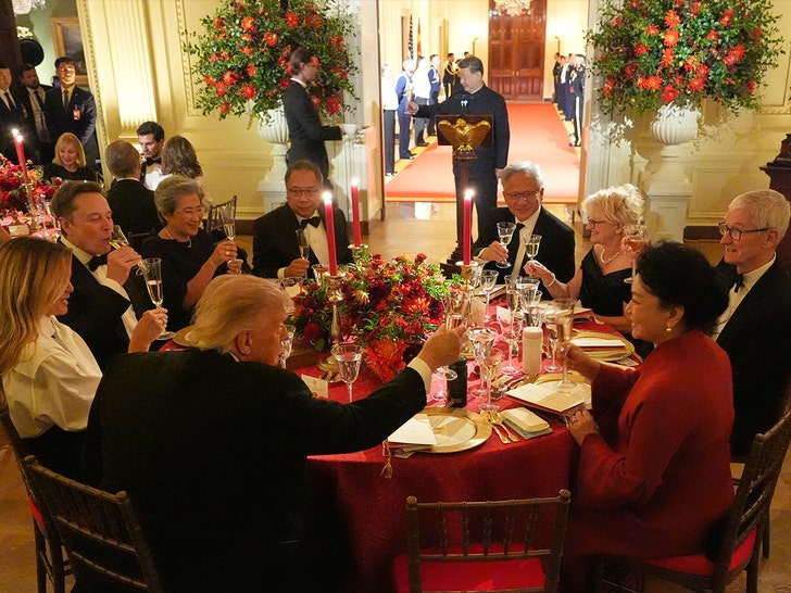President Trump's state dinner table seats billionaires worth a Combined $1.13 trillion