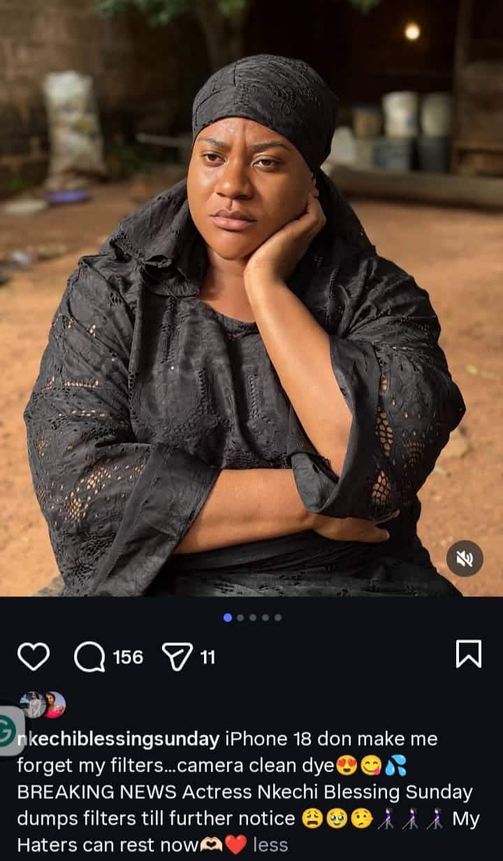 “My haters can rest now” – Nkechi Blessing issues PSA as she dumps filters, days after buying the new iPhone 18