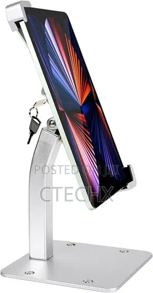 Anti-Theft Desktop Tablet Kiosk Stand Holder With Security Lock 7-11"