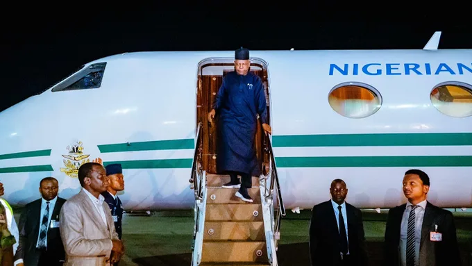 Shettima returns to Nigeria after representing Tinubu at UNGA 81 in New York