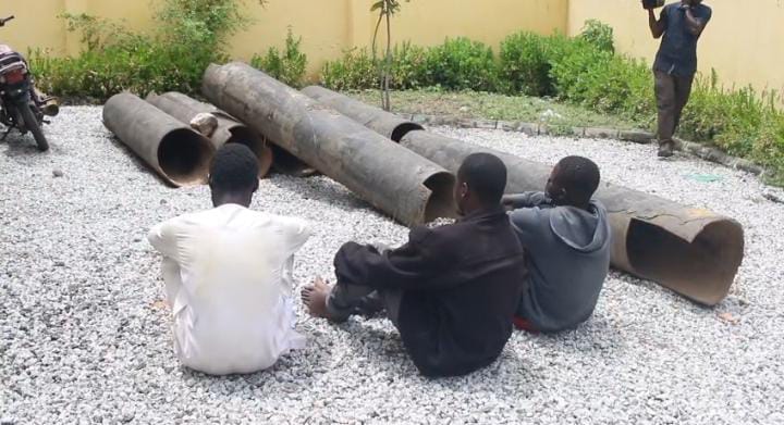 NSCDC FCT Command Nabs Pipeline Vandals