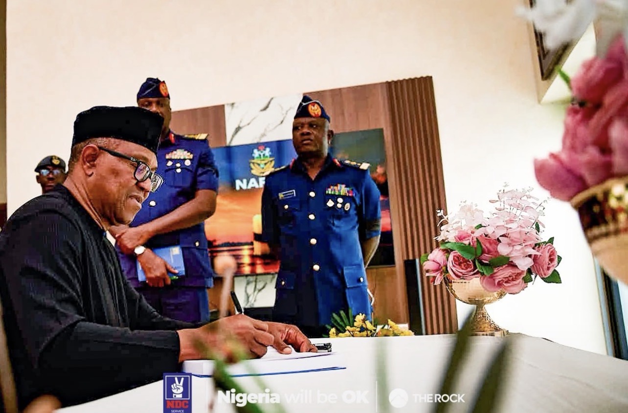 Peter Obi Visits Air Force Facility, Condoles With Families Of Crash Victims