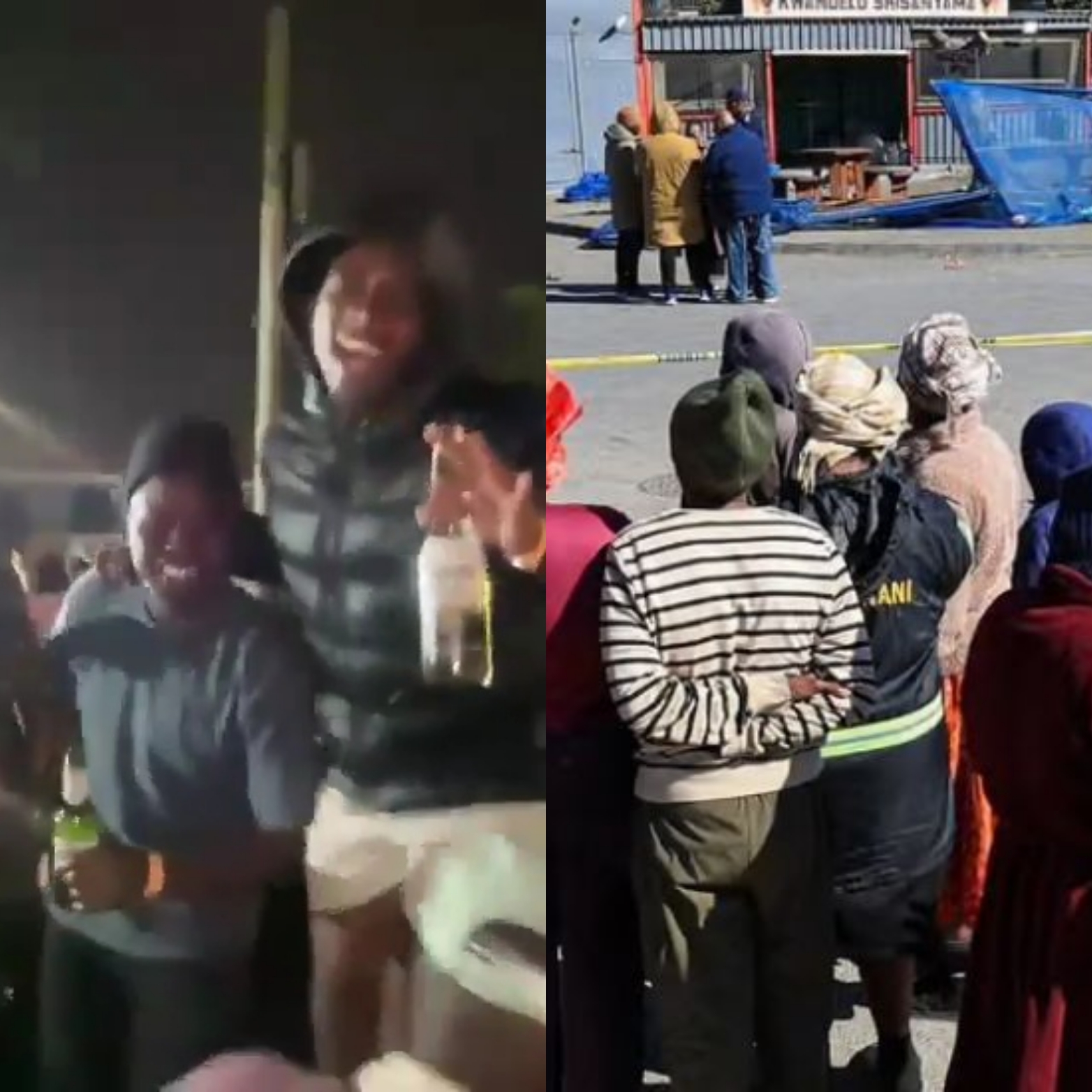 Moment revellers run for their lives as gunmen open fire, k!lling 27 in two separate mass shootings in South Africa (video)