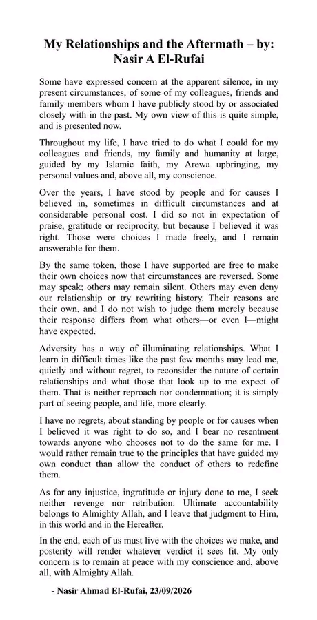 “My relationships and the aftermath”—El-Rufai breaks silence on friends who remained silent amid his travails