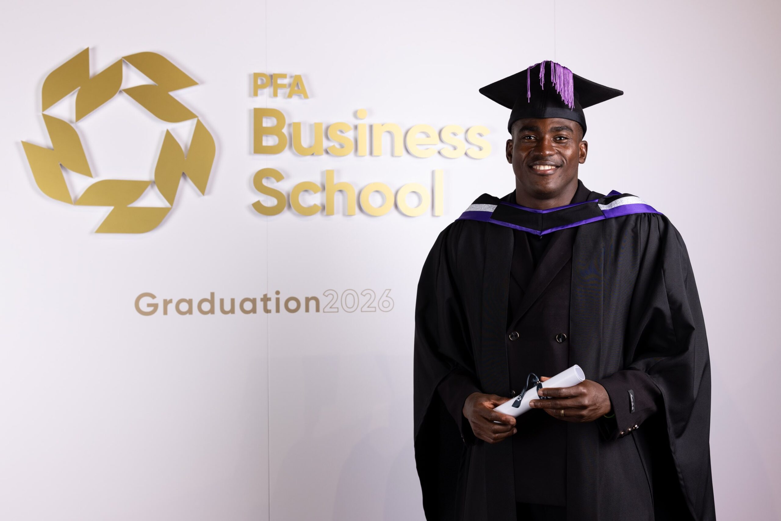 Super Eagles Star Taiwo Awoniyi Earns Third Degree in Global Football Sport Directorship