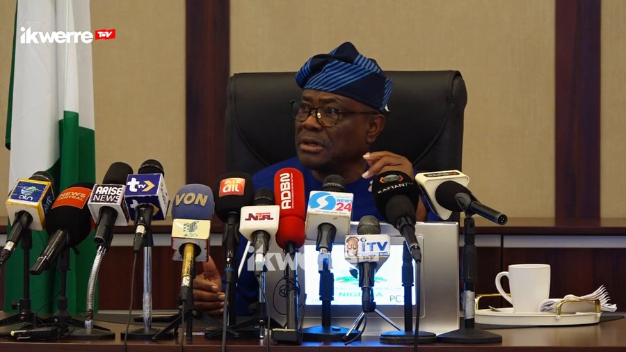 Wike: "Amaechi Looted Rivers Money To Buy Houses For Young Girls"