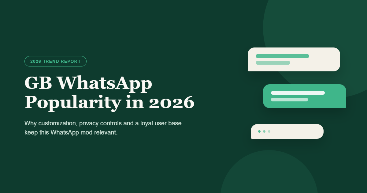GB Whatsapp In 2026: History, Features, Account Bans, Safety