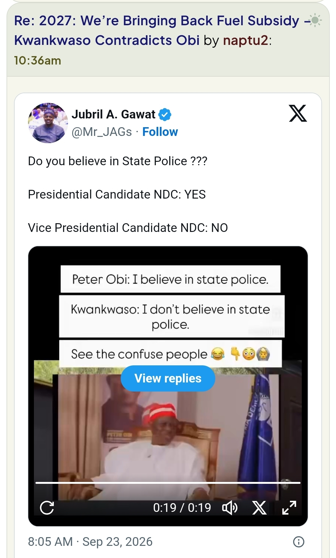 2027: Peter Obi And Kwankwaso Clash Over State Police