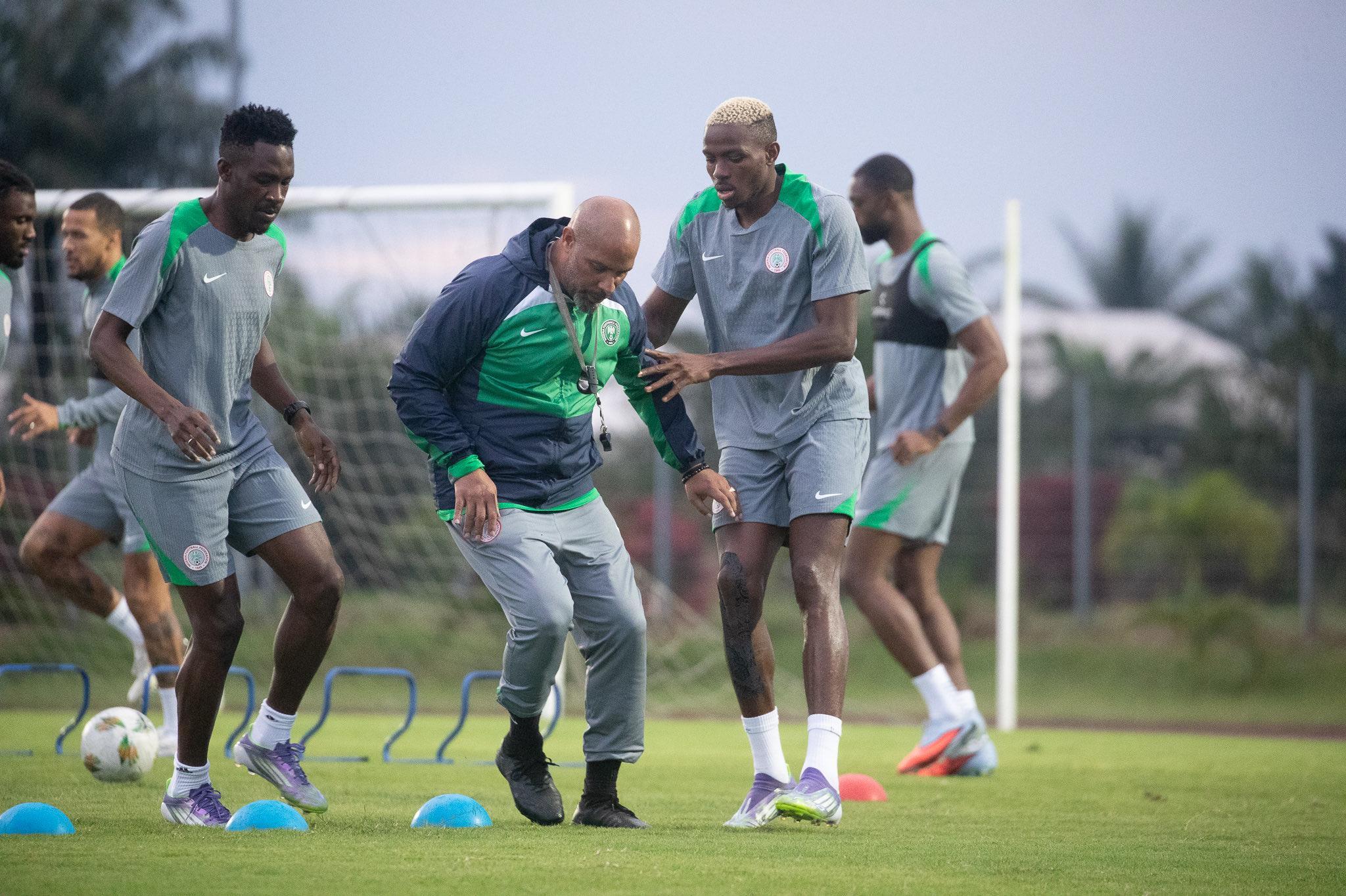 Super Eagles: 23 Train In Uyo, Maduka Okoye Yet To Arrive
