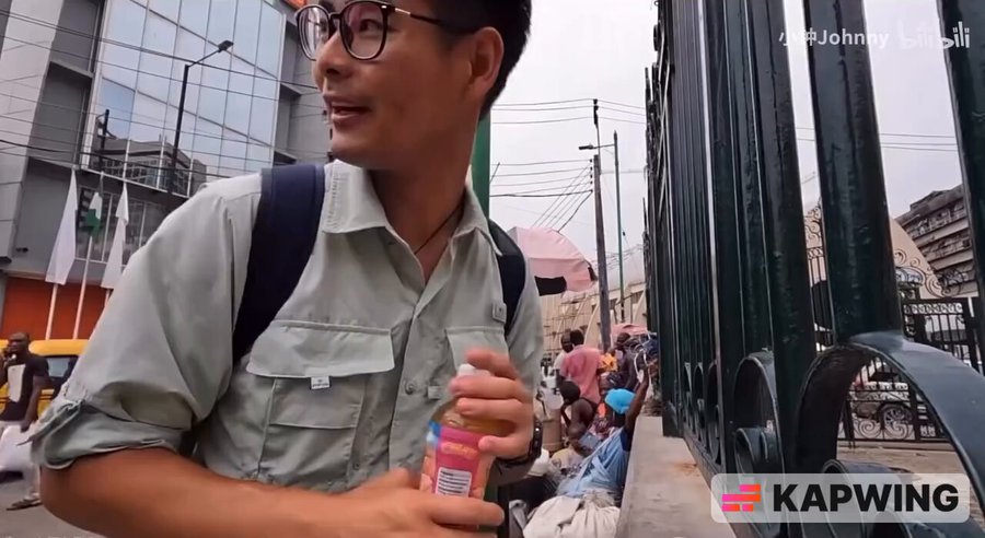 Chinese Travel Creator Xiao Johnny Shares Shocking Encounter In Nigeria