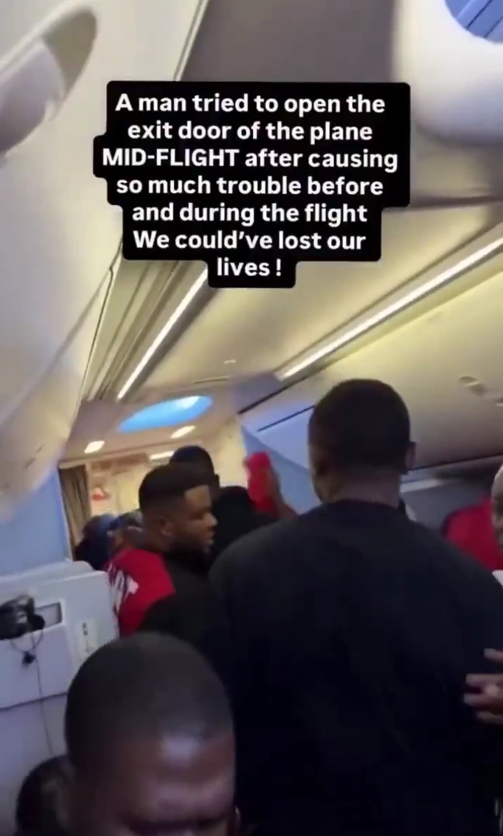VIDEO: How over 100 passengers nearly lost their lives after man tried to open aeroplane exit door mid-flight