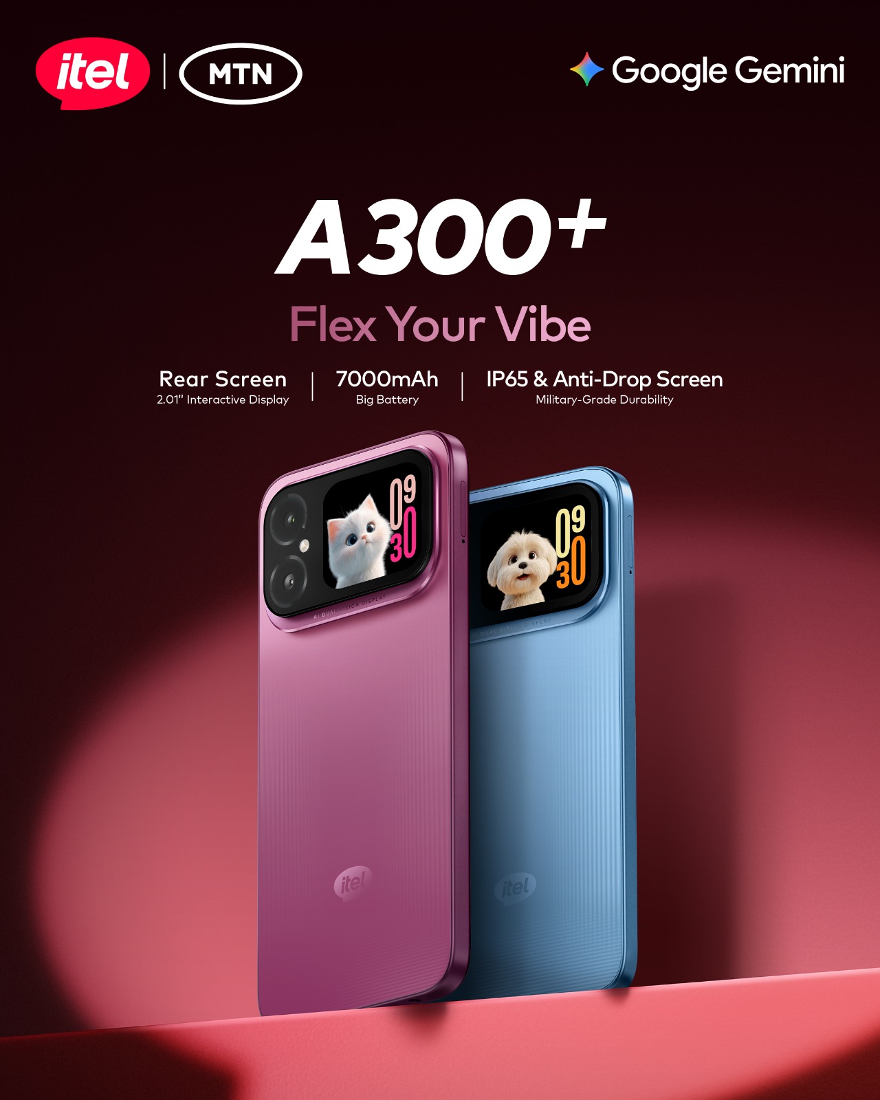 Itel Launches A300+: Most Affordable Duo-screen Smartphone With A Rear Screen